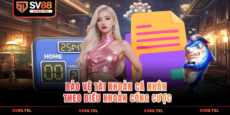 Bảo vệ tài khoản cá nhân theo điều khoản cổng cược