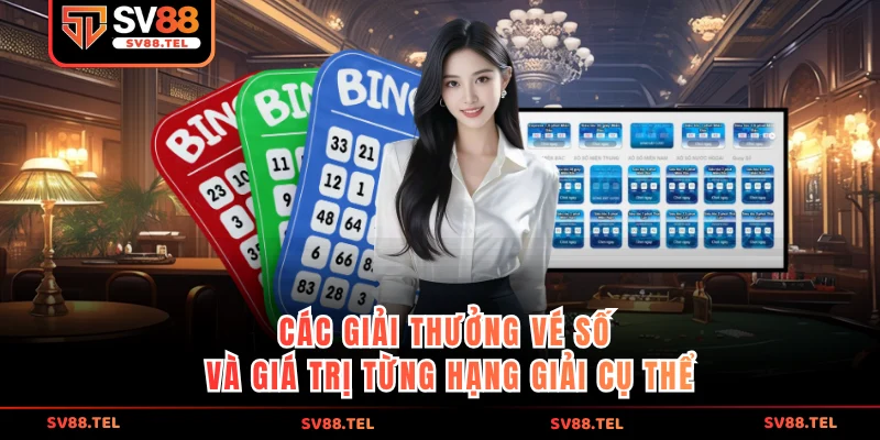 Các giải thưởng vé số và giá trị từng hạng giải cụ thể