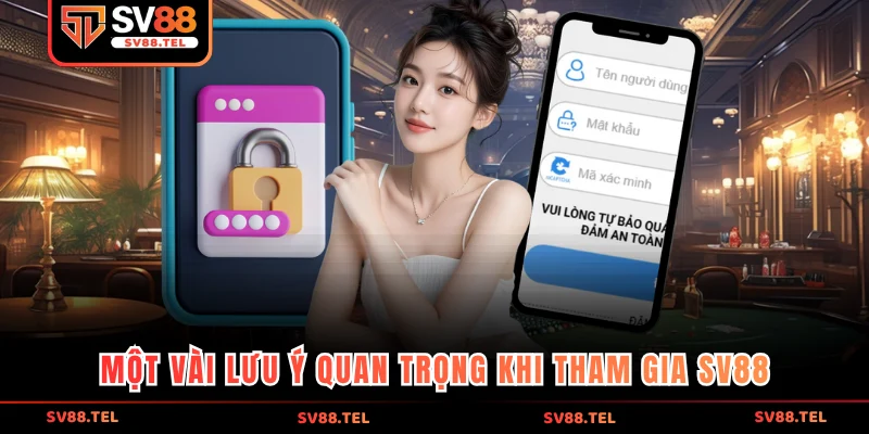 Một vài lưu ý quan trọng khi tham gia SV88